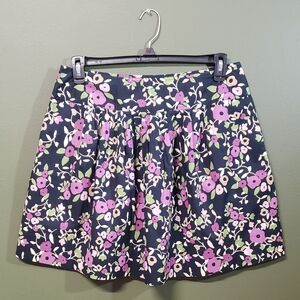 Ann Taylor LOFT Women's Floral Pleated Skirt – Elegant & Feminine